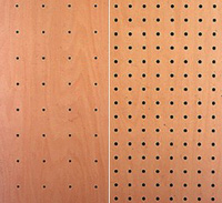 Madera 6 y 8. Panel de madera. Le permitirá crear la decoración más original y cálida con rendimiento acústico