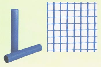 Mallas de fibra de vidrio de diferentes gramajes (gr/m²) Presentación en rollos. Reduce el riesgo de aparicion de grietas y fisuras en morteros, revocos y enfoscados.
